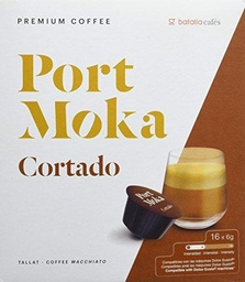 Port Moka Cápsulas de Café Cortado Compatibles Sistema Dolce Gusto