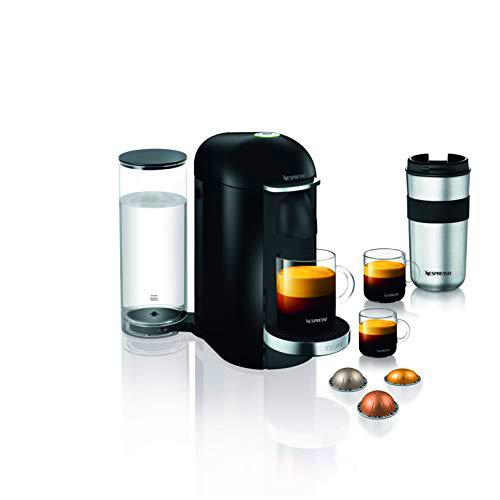 Krups Nespresso Vertuo Plus - Cafetera de cápsulas Depósito de agua de 1,7 L