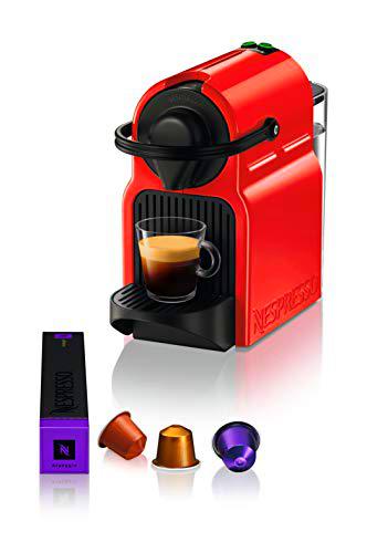 Krups Nespresso Rojo Inissia, Máquina de café, Máquina de café espresso en cápsulas