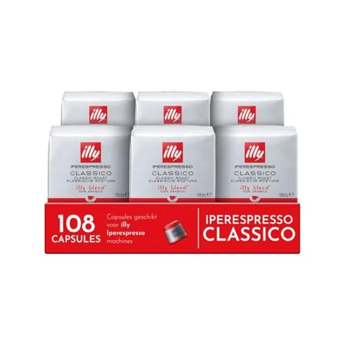 illy Coffee, Classico - Cápsulas de café expreso, tostado medio