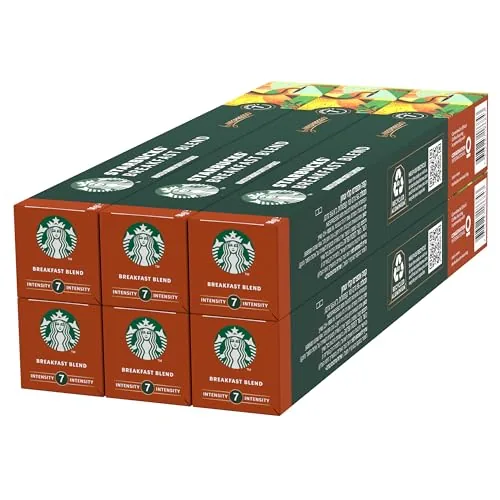 STARBUCKS Breakfast Blend de Nespresso, Cápsulas d