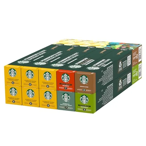 STARBUCKS Paquete Variado Blonde Espresso Roast de Nespresso