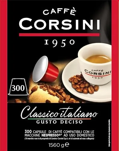 Caffè Corsini - Cápsulas de Café Compatibles con Nespresso Classico Italiano de CAFFÈ CORSINI 1950 en Comestibles