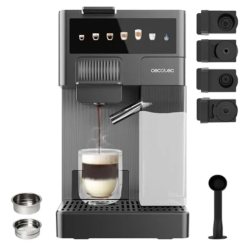 Cecotec Cafetera Cápsulas Express con Tanque de Leche FreeStyle Latte T de Cecotec