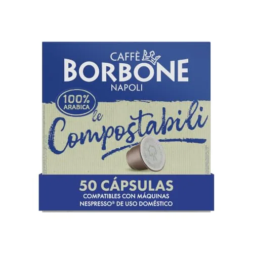 Caffè Borbone Le Compostabili - 50 Cápsulas Compatibles con Nespresso®*
