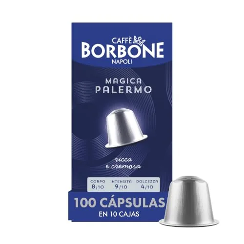 Caffè Borbone Mezcla de Café "Magica Palermo" - 100 Cápsulas de CAFFÈ BORBONE