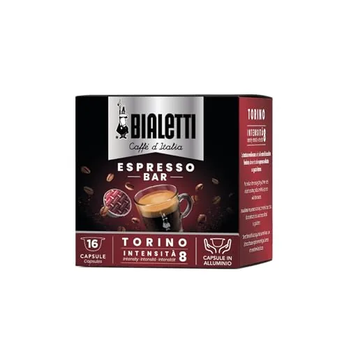 Bialetti 96080095/M Café de cápsulas de Torino, aluminio de Bialetti