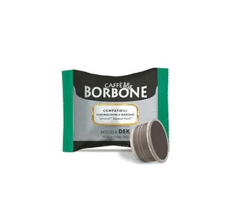 Caffè Borbone Mezcla de Café Dek Descafeinada - 50 Cápsulas