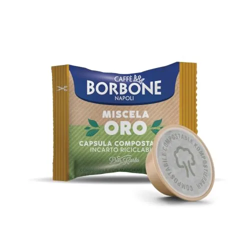 Caffè Borbone Don Carlo Cápsulas Compostables, Mezcla de Café Oro