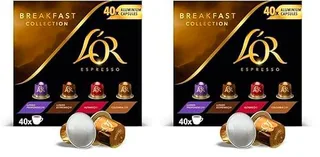 L'OR Espresso Colección Desayuno | 40 Cápsulas Compatibles Nespresso (R)*