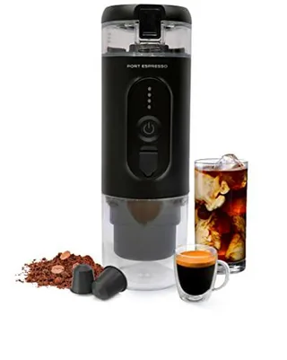 Cafetera Portátil para Cápsulas tipo Nespresso o Café Molido |Cafetera coche | cafetera Expresso | Batería de Carga Rápida| Ideal para Viajar y Camping mini machine USB