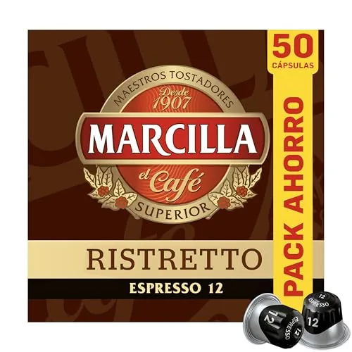 Marcilla Café Ristretto | 50 Cápsulas |