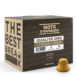 Note d'Espresso - Qualità Oro - Cápsulas de Café - Compatibles con Cafeteras NESPRESSO*