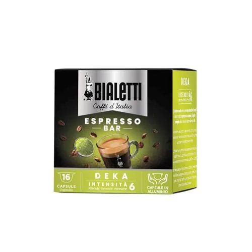 Bialetti Caffè d'Italia, Caja de 16 Cápsulas Descafeinadas