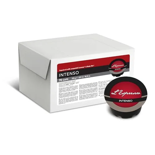 Gimoka Mezcla de Café Intenso, intensidad 12/13-70 Cápsulas