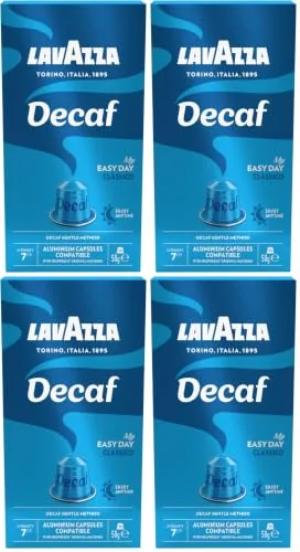 Lavazza, Decaf, 10 Cápsulas de Café Compatibles con Máquinas Nespresso Original