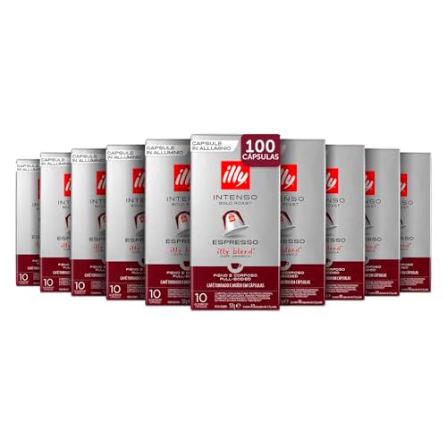 illy, Café en Cápsulas Compatibles en Aluminio INTENSO