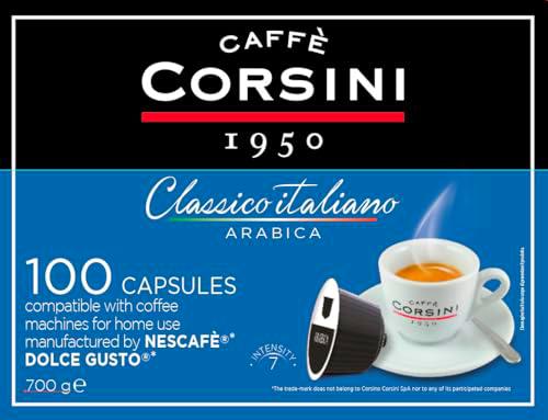 Caffè Corsini - Cápsulas de Café Compatibles con Nescafé Dolce Gusto Classico Italiano