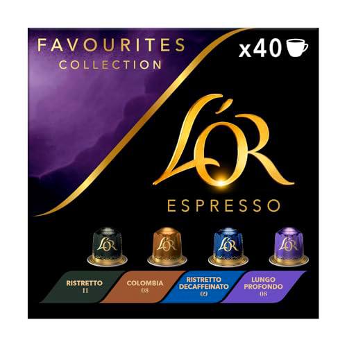L'OR Espresso Colección Favoritos | 40 Cápsulas Compatibles Nespresso (R)* | Amazon Exclusive