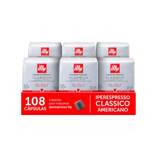 illy Cápsulas Café Iperespresso para café largo estilo americano Tueste CLÁSICO