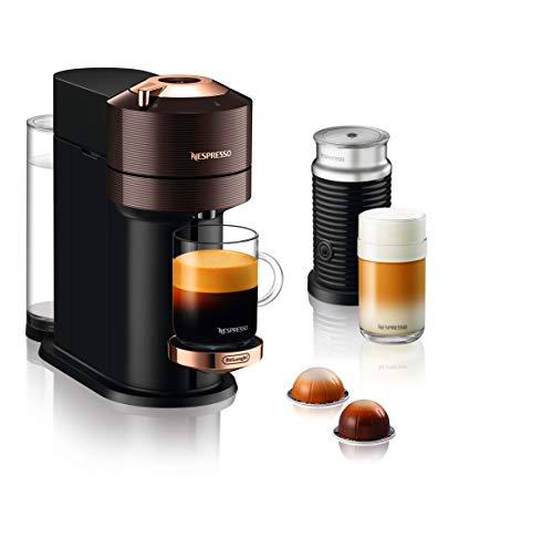 De'Longhi Nespresso Vertuo Next ENV 120.BWAE - Cafetera de cápsulas con espumador de leche Aeroccino