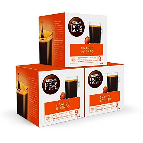 Nescafé Dolce Gusto Café GRANDE INTENSO - Pack de 3 x 16 cápsulas