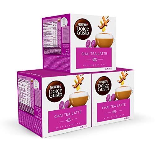 Nescafé DOLCE GUSTO té CHAI TEA LATTE - Pack de 3 x 16 cápsulas