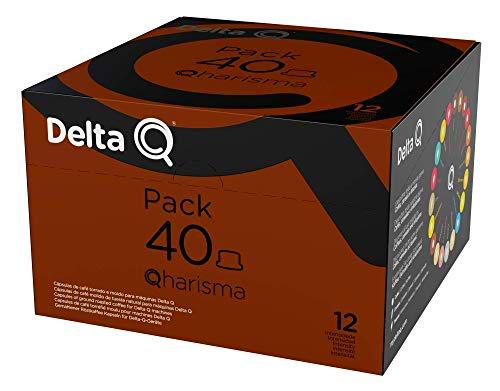 Delta Q - Pack XL Qharisma 40 Cápsulas de Café - Intensidad muy Alta