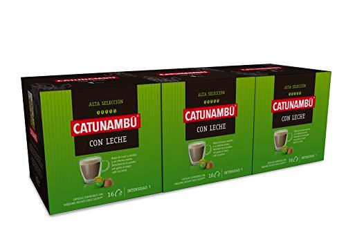 Catunambú, Cápsulas de Café (Leche) - Pack 3 - 837 gr