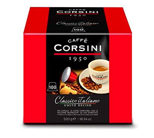 Caffè Corsini Mezcla De Café Italiano Clásico En 100 Cápsulas Compatibles Con Nespresso 520 g