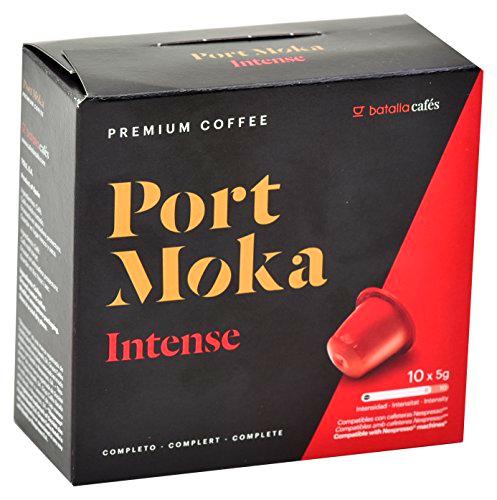 Port Moka Cápsulas de Café Intense Compatibles con Cafetera Nespresso