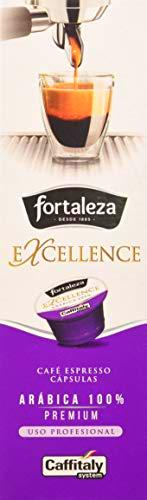 Café FORTALEZA - Cápsulas de Café Excellence Compatibles con Caffitaly