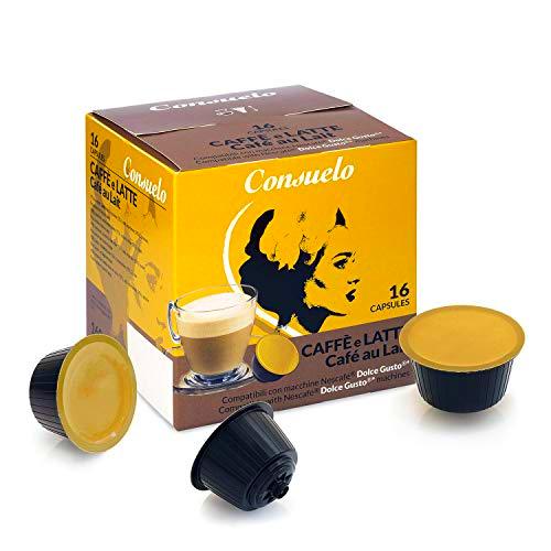 Consuelo - Cápsulas compatibles con cafetera Dolce Gusto*: café con leche