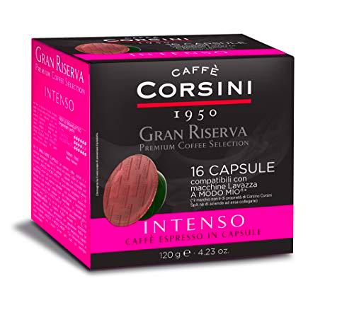 Caffè Corsini Gran Riserva Intenso Espresso Lavazza A Modo Mio Compatible 6 Pack De 16 Cápsulas 120 g