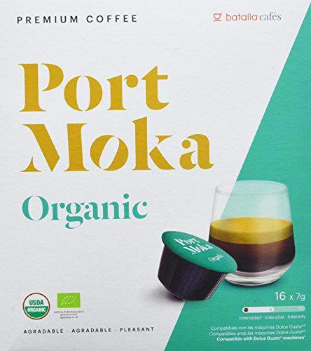 Port Moka Cápsulas de Café Organic Compatibles Sistema Dolce Gusto