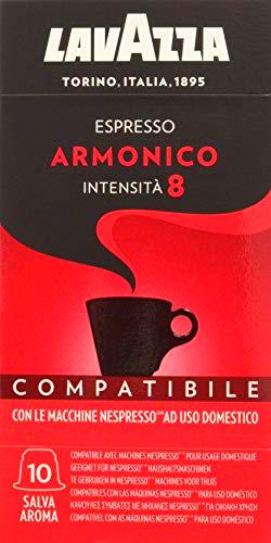 Lavazza Cápsulas de Café Compatibles Nespresso Espresso Armonico