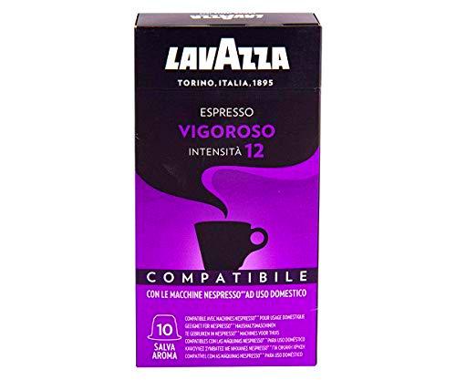 Lavazza Cápsulas de Café Compatibles Nespresso Espresso Vigoroso