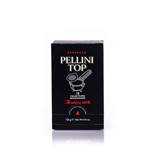 Pellini Caffè - Espresso Pellini Top Arabica 100% - Cápsulas Monodosis compatibles con máquinas espresso E.S.E. 44 mm 