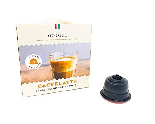 O'Ccaffè Caffe Latte Dolce Gusto Compatible Café 96 Cápsulas 960 g