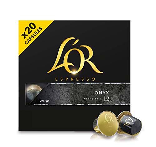 L'Or Espresso Onyx - Paquete de 10 x 20 cápsulas, 200 Caps en total