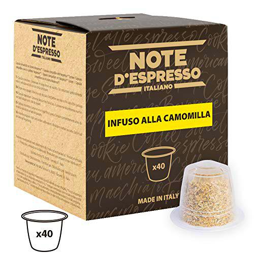 Note D'Espresso Cápsulas de Manzanilla compatibles con cafeteras Nespresso