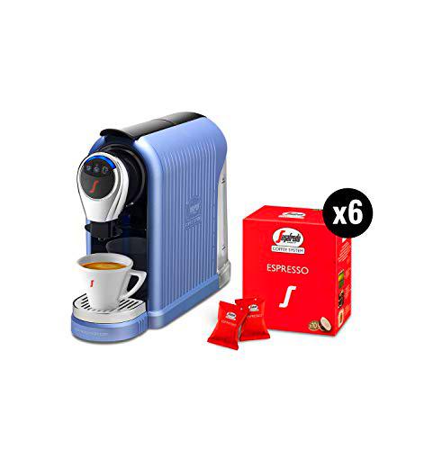 Segafredo Zanetti Coffee System - Máquina para café expreso 1 Plus azul