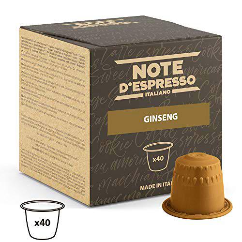 Note D'Espresso - Cápsulas de bebida instantánea de ginseng