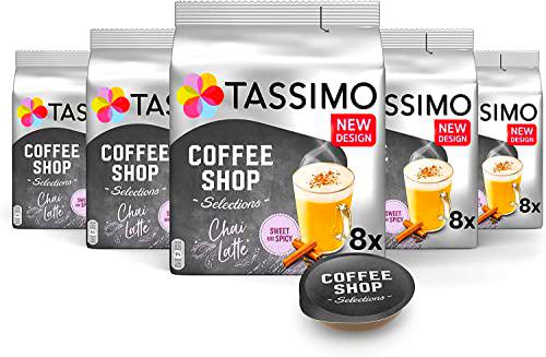 Tassimo Cápsulas de Té Chai Latte | 40 Cápsulas Compatibles con Cafetera Tassimo