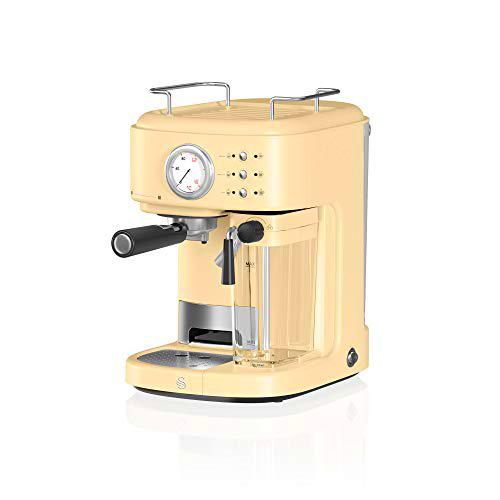 Swan Retro One Touch SK22150CN Cafetera Express Semi Automática para Espresso y Cappucino