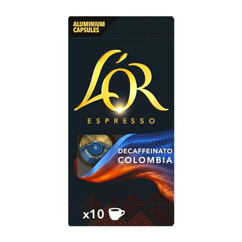 L'OR Espresso Cápsulas de Café Colombia Descafeinado | 200 Cápsulas Compatibles Nespresso