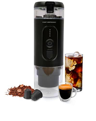Cafetera Portátil para Cápsulas tipo Nespresso o Café Molido |Cafetera coche | cafetera Expresso | Batería de Carga Rápida| Ideal para Viajar y Camping mini machine USB