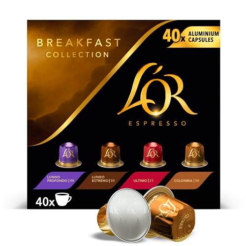 L'OR Espresso Colección Desayuno | 40 Cápsulas Compatibles Nespresso (R)*