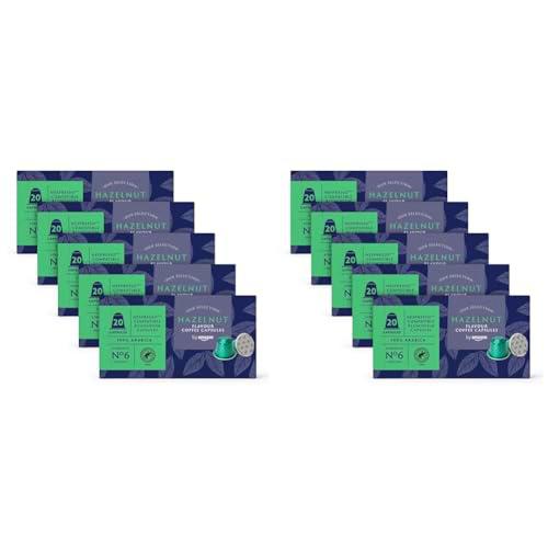 by Amazon Café Avellana, Cápsulas de Aluminio Compatibles con Nespresso