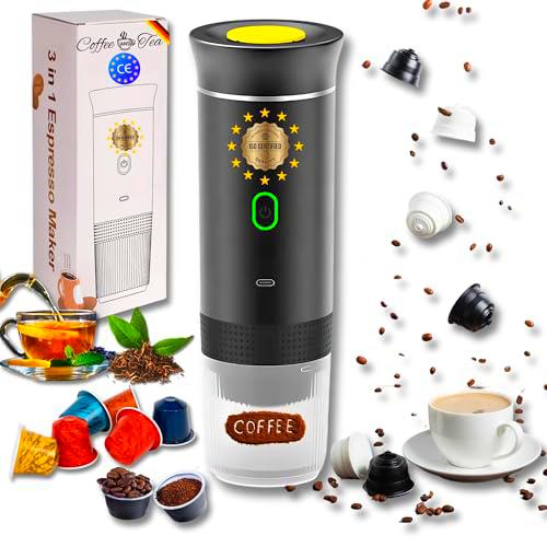 Astur Group Cafetera Pórtatil Cápsulas y Café Molido